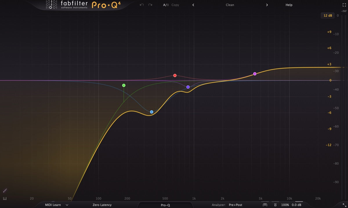 Pro-Q plugin interface