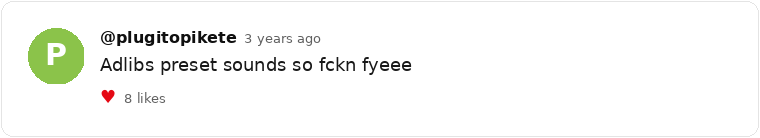 A real producer comment about a VoxBox vocal preset